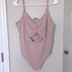 Dusty rose Express bodysuit